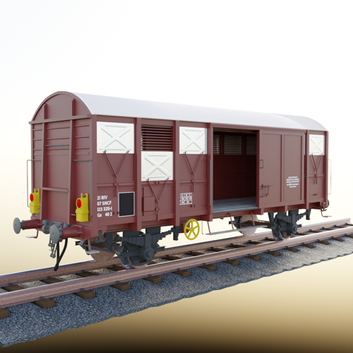 Wagon couvert SNCF preview image